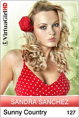 Sunny country striptease by Sandra Sanchez