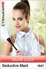 Seductive Maid  striptease by Silvie Luca